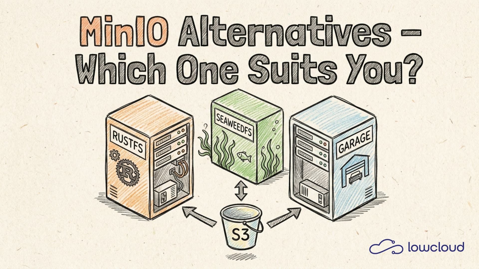 MinIO Alternatives Compared: RustFS, SeaweedFS, and Garage