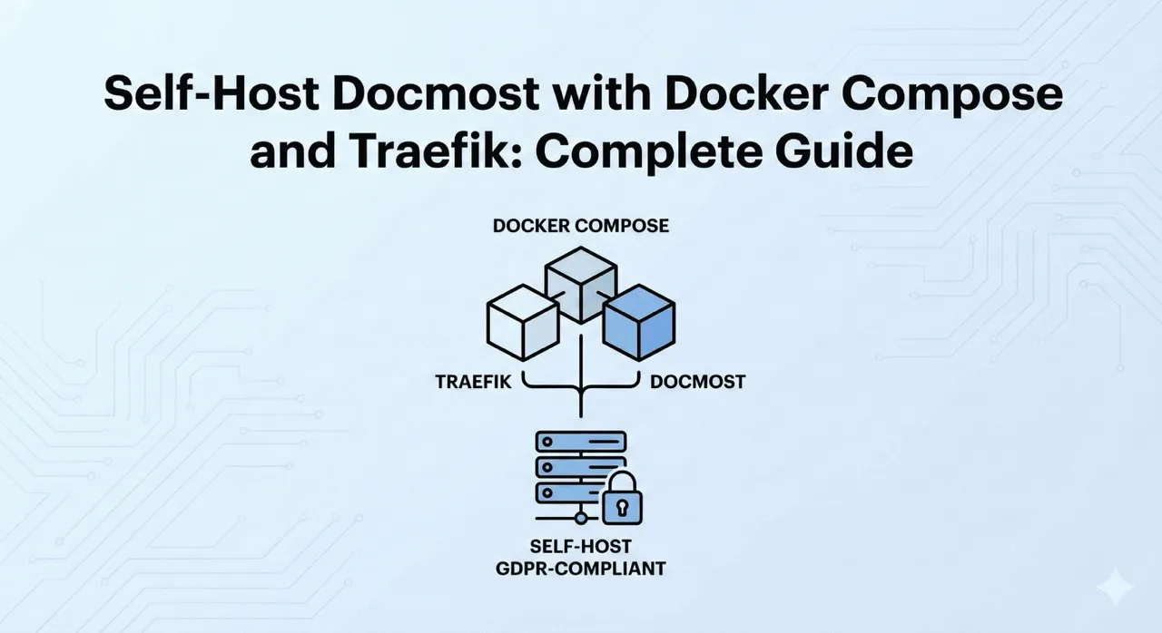 Self-Host Docmost with Docker Compose and Traefik: Complete Guide